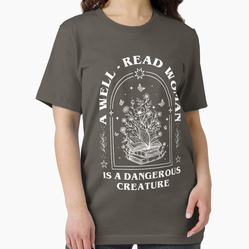 A Well Read Woman Shirt Book Lover Shirt Librarian Shirt Reading Shirt Bookish Shirt Book Quote Shirt Reader Gift by LessIsLoud