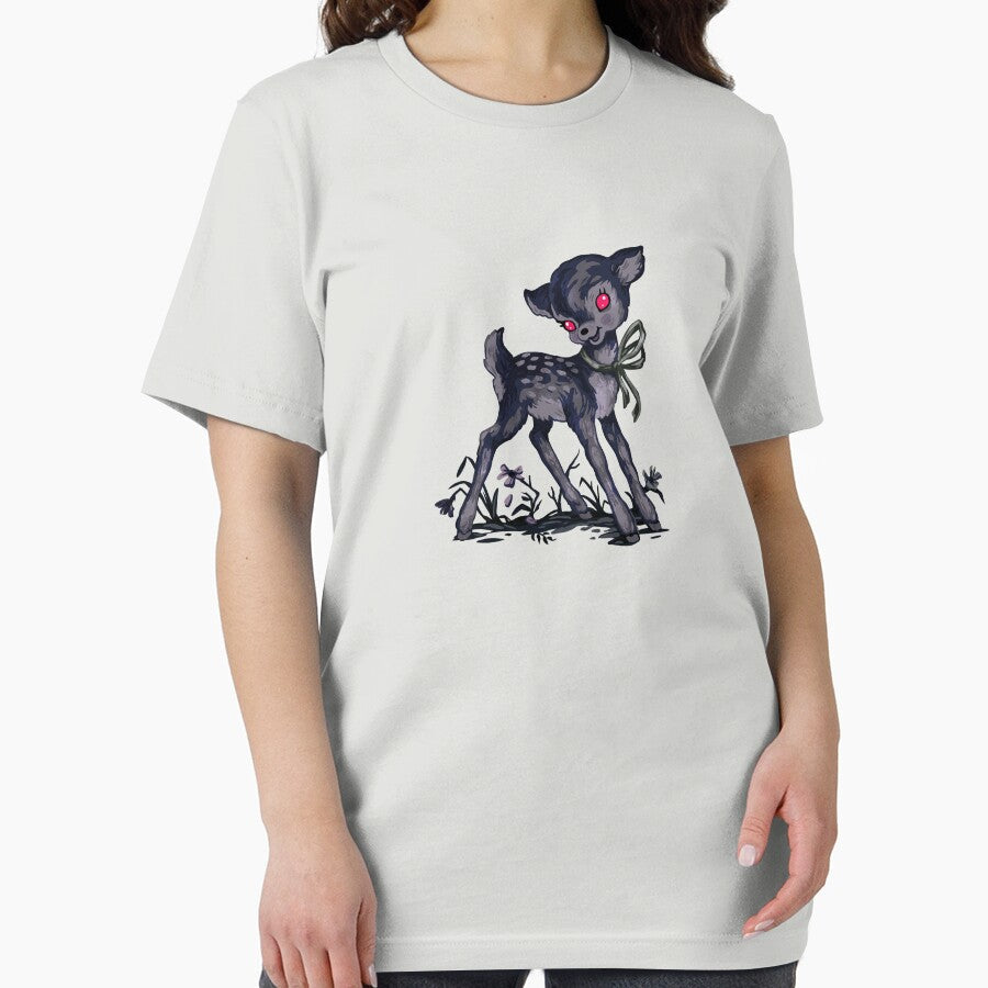 Creepy Fawn by Marianne Martin Unisex , , , Long Sleeve Tee