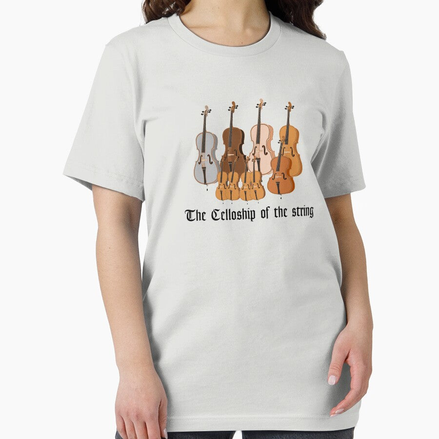 The Celloship of the String by Caretta Unisex , , , Long Sleeve Tee