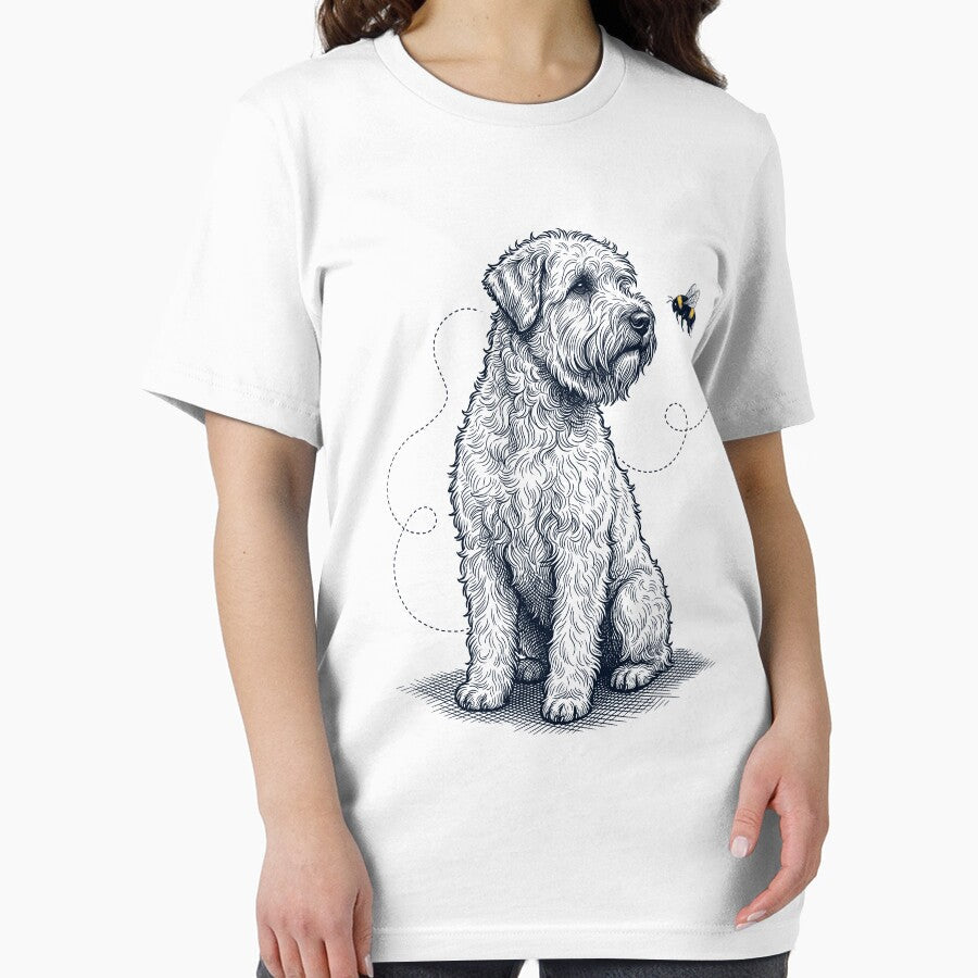 Soft Coated Wheaten Terrier Bumble Bee Honeybee Dog Lover by Kimberley King Art King Art Unisex , , , Long Sleeve Tee