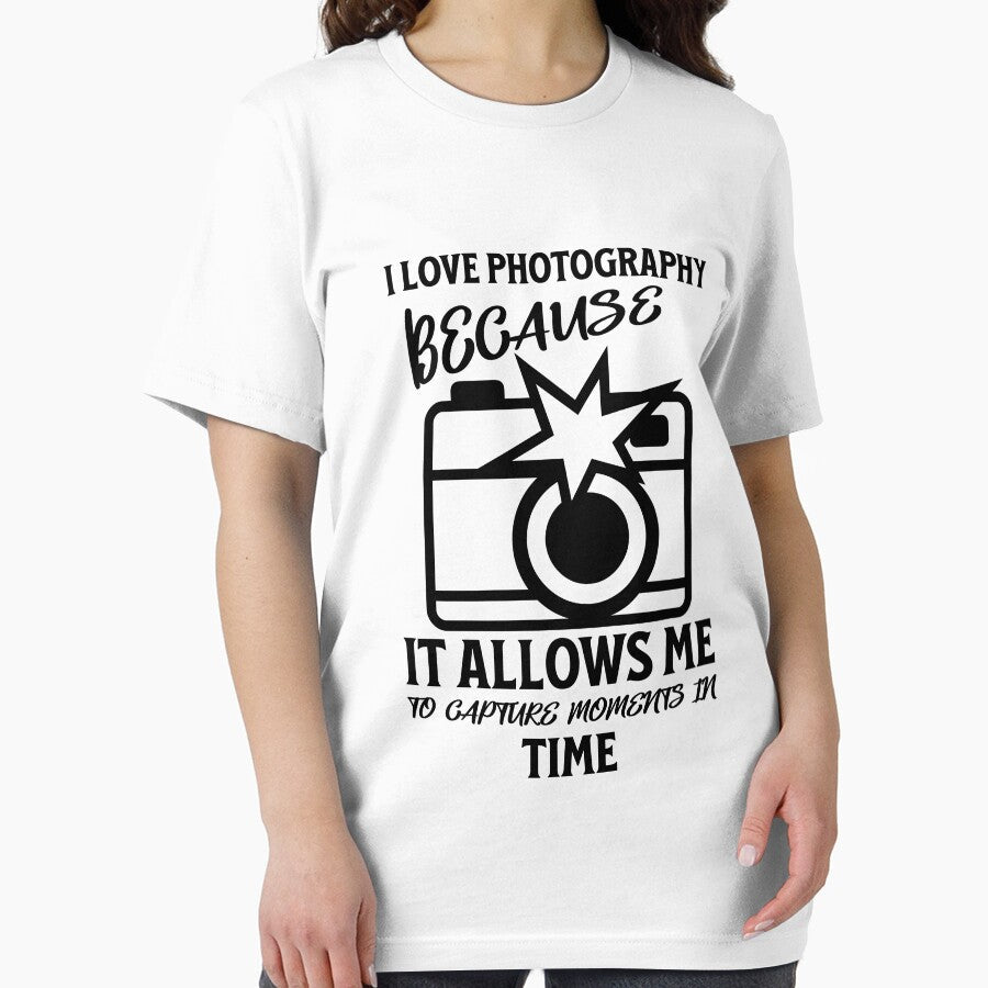 I love photography because it allows me to capture moments in time by Buyfastcart Unisex , , , Long Sleeve Tee