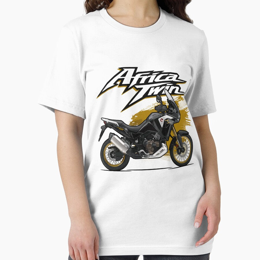 Africa Twin - Black by Tomislav Lozić Unisex , , , Long Sleeve Tee