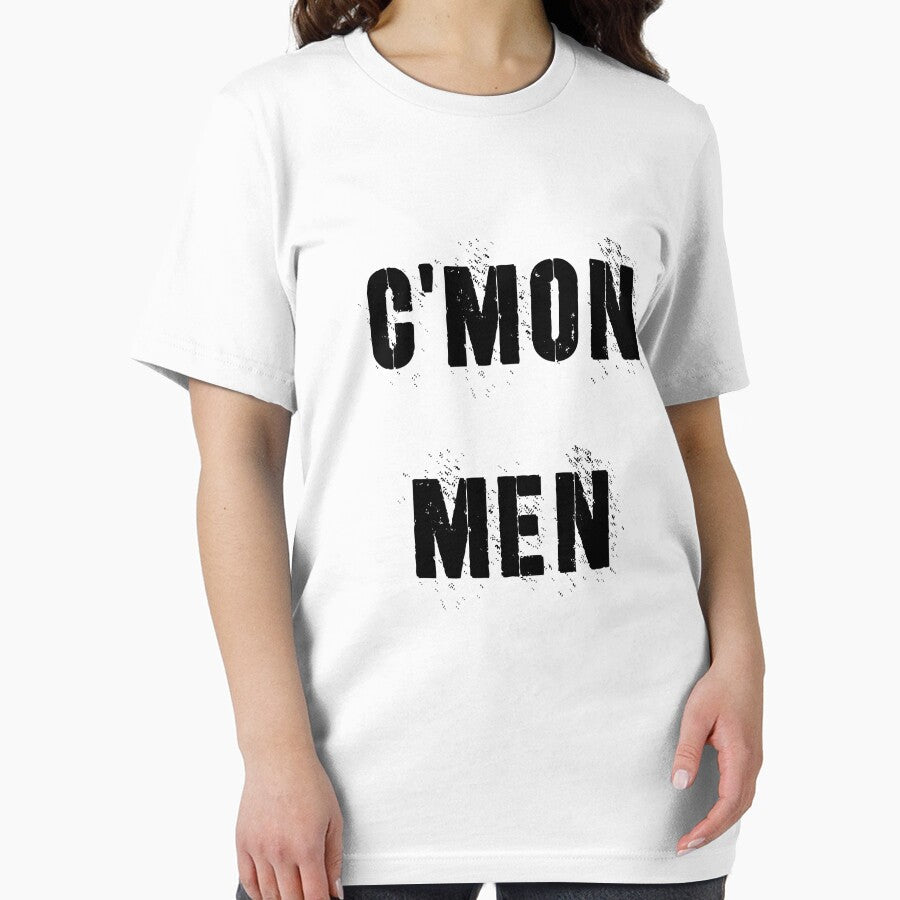 Cmon Man - Funny Football Essential Ultra Soft Men Women Unisex Cotton T Shirt, Crew Neck Short Sleeve Adult Tee by Midouguechi
