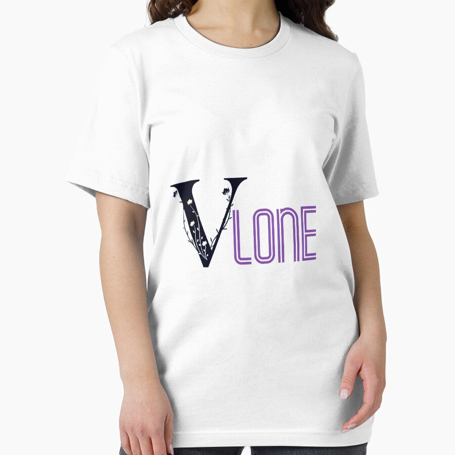 Vlotin Big V Men Women Short Sleeve Limited Shirts Personalized Friends Fashion Men's Tee by bigshoop