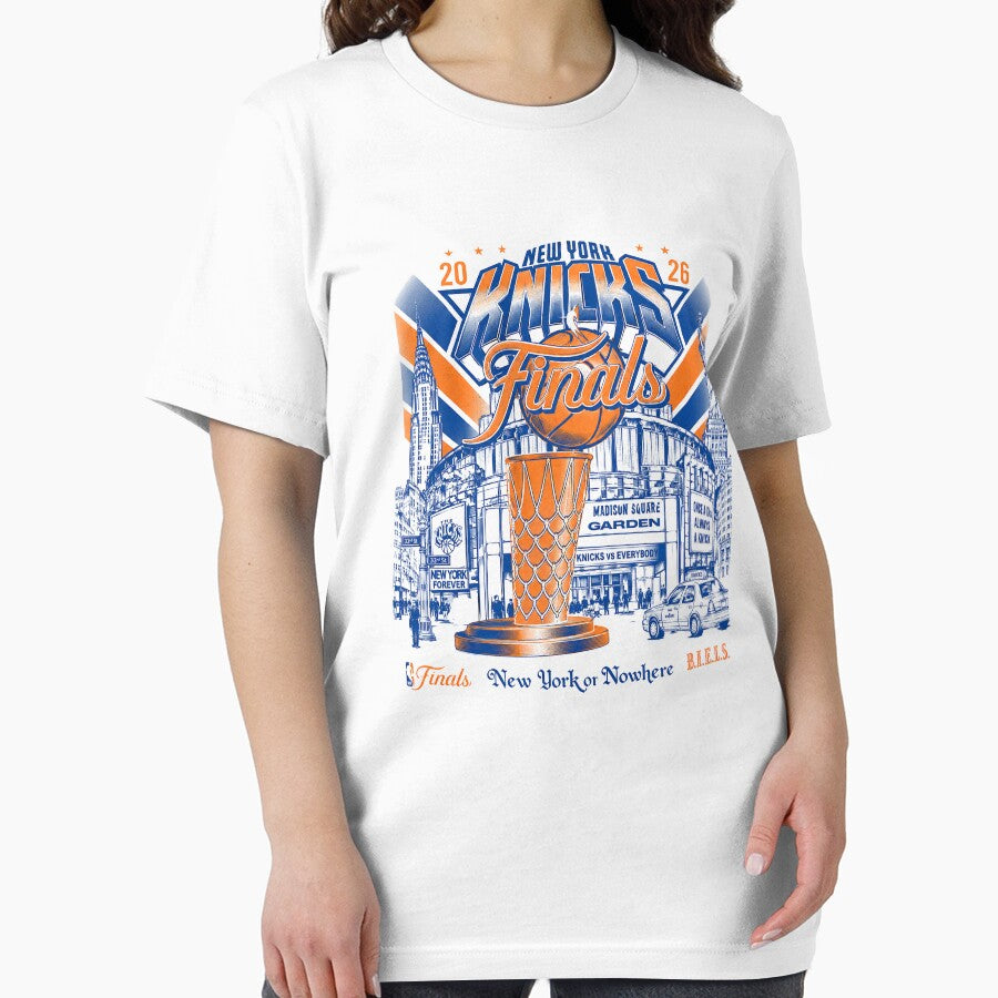 Knicks 2026 NBA Finals by PinkiesArts Unisex , , , Long Sleeve Tee