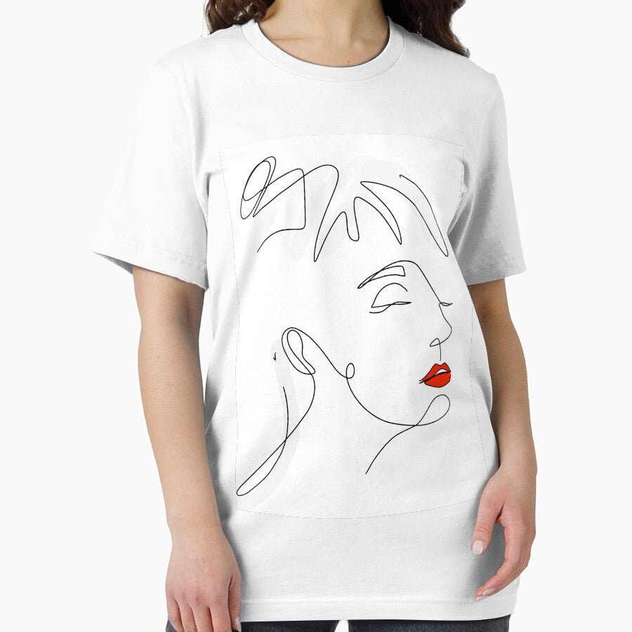 Woman portrait3 -line art by ajcoolius