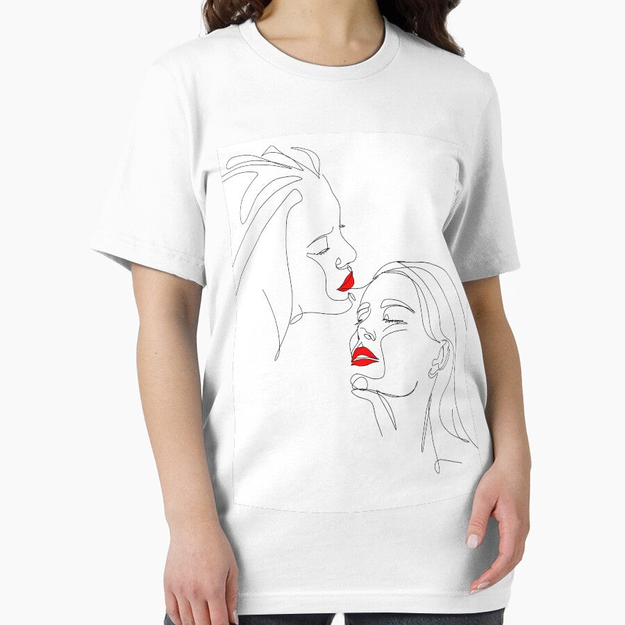 2 Women portrait -line art by ajcoolius