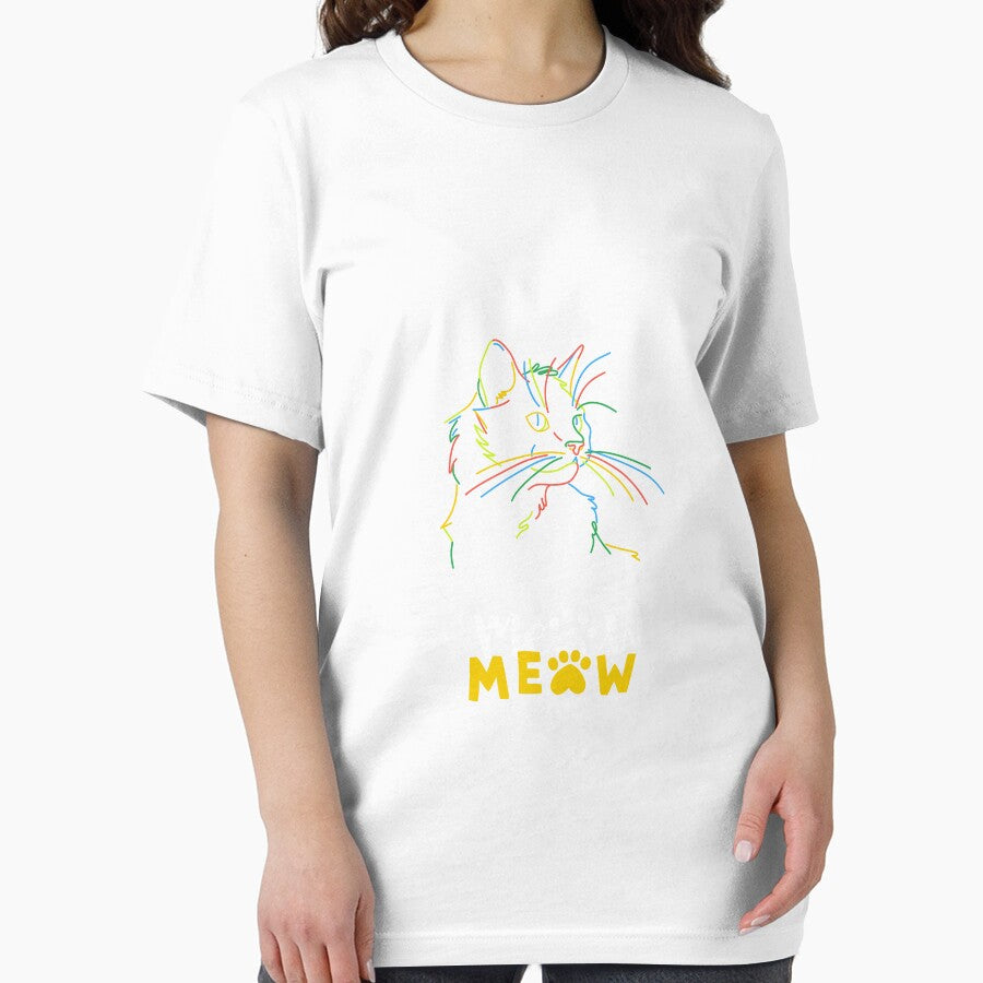 Meow Shirt pour Cat Lover, just little MeowgMeow is My superpower, Cadeau pour amoureux de chat, Mignon Meow Cat Lover Tee, Chemise de chat by KatiKata