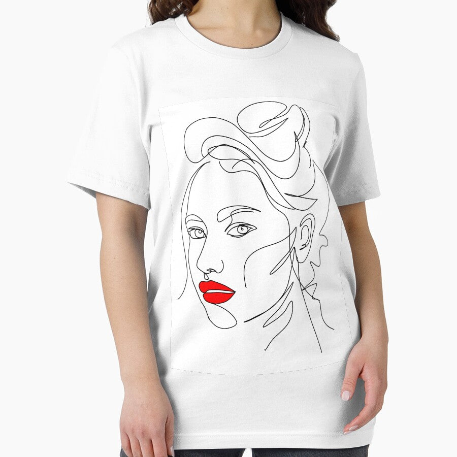 Woman portrait -line art by ajcoolius