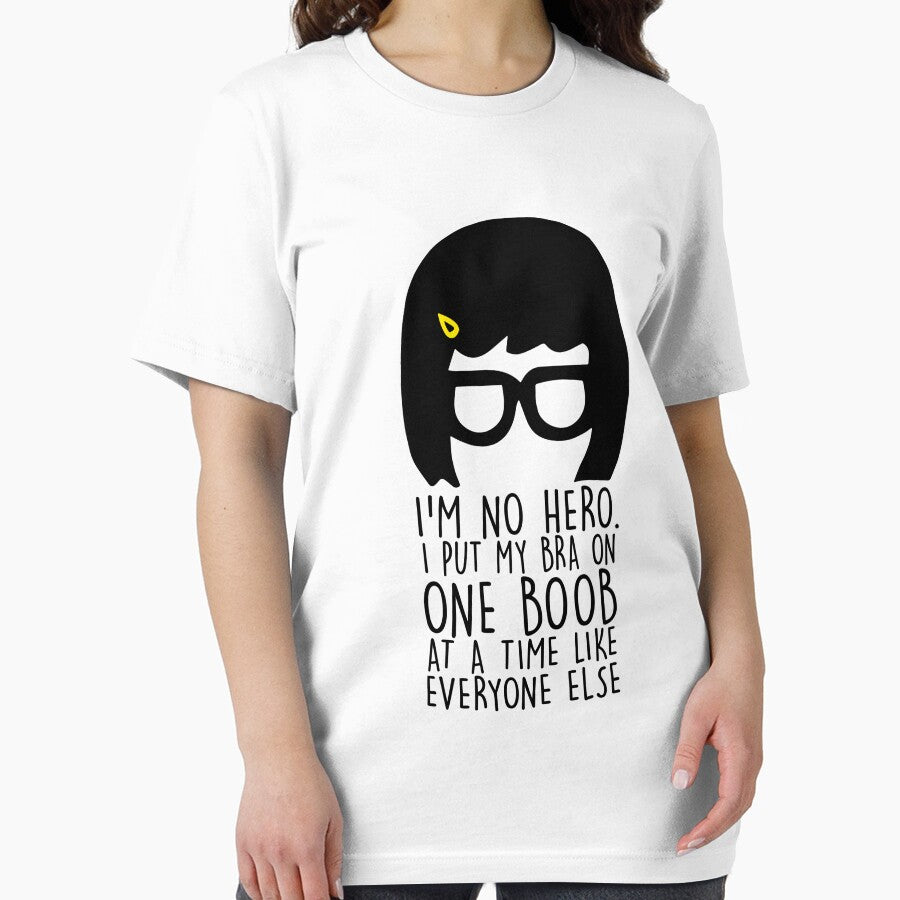 Bobss Cartoon Art Burgerss - I'm No Hero by AuroraCharles6 Unisex , , , Long Sleeve Tee