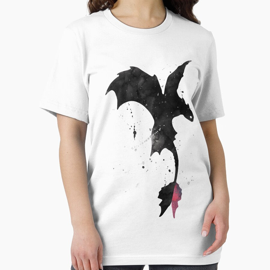 Splatter Toothless Dragon by mrsalbert Unisex , , , Long Sleeve Tee