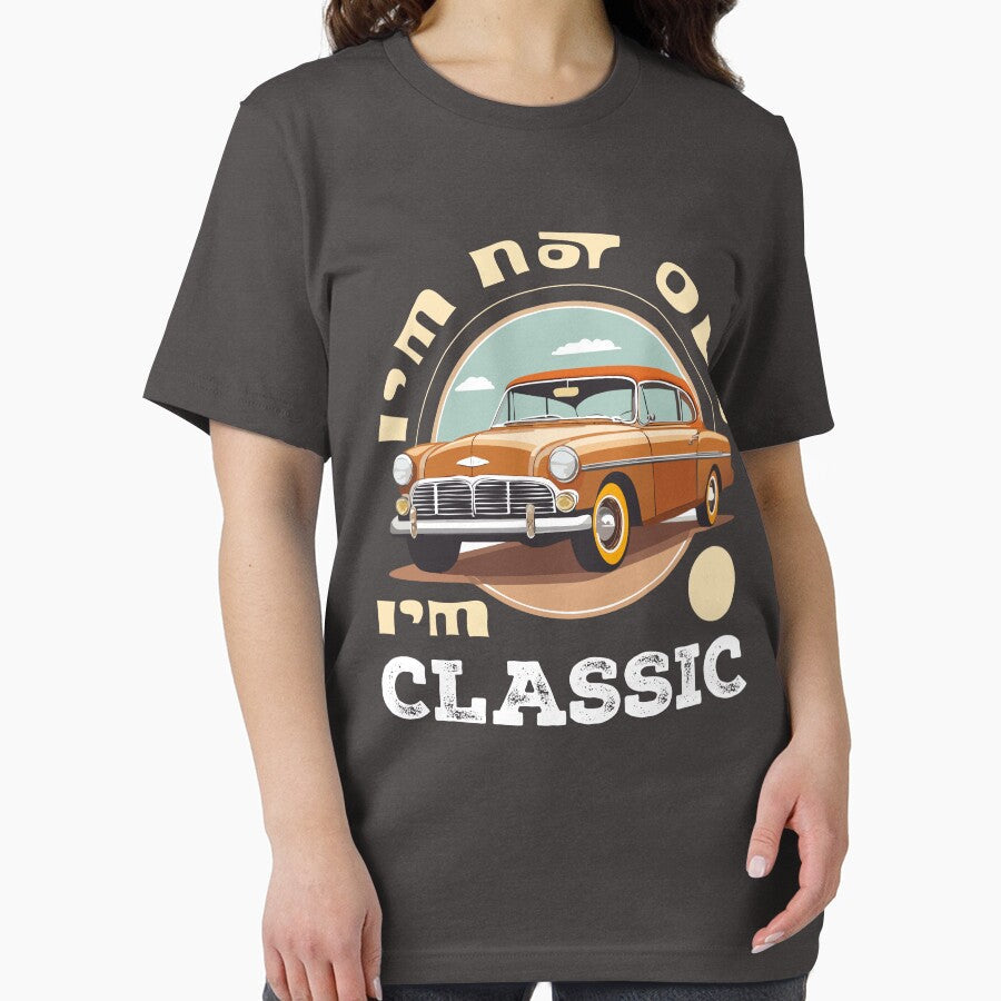 I'm Not Old I'm Classic Funny Car Graphic by Black-Store0 Unisex , , , Long Sleeve Tee