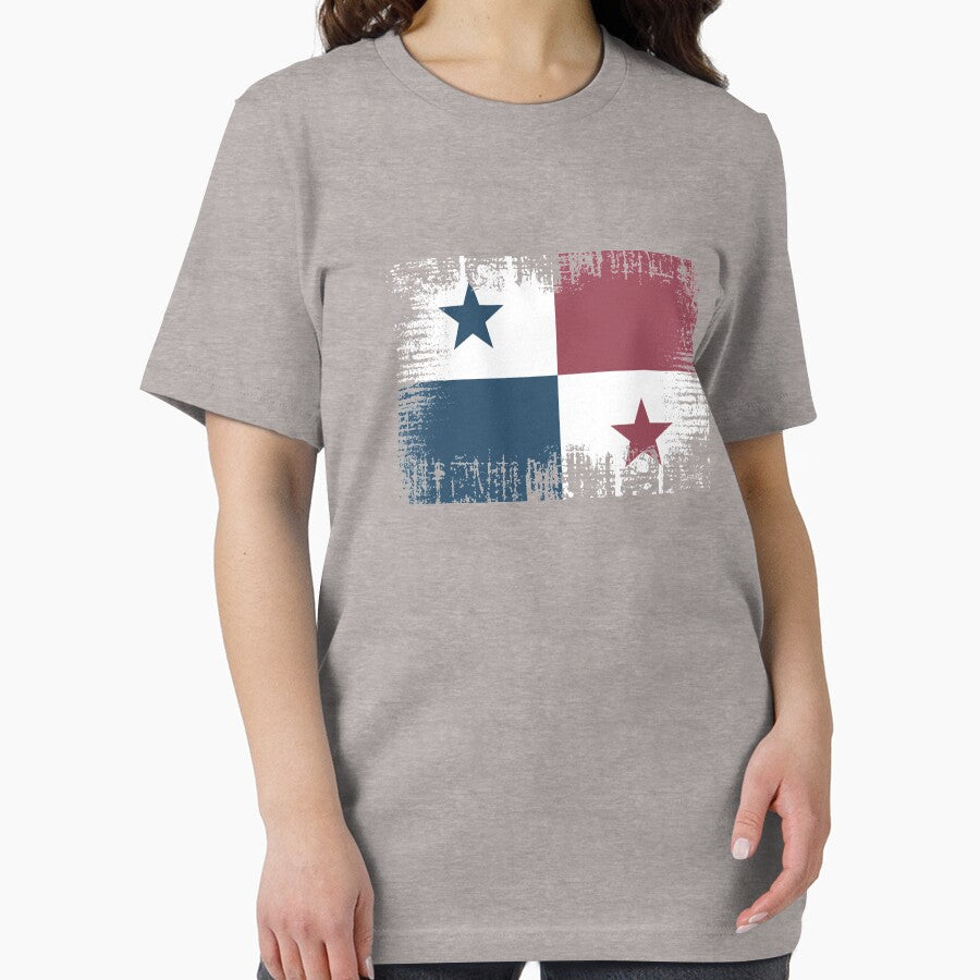 Panama Flag Distressed Print by KimTee