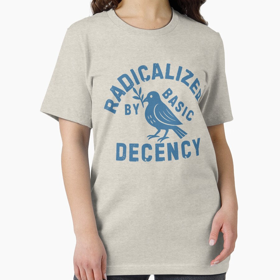 radicalized by basic decency by will freed18 Unisex , , , Long Sleeve Tee