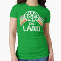 The Land Logo Distressed in Vintage Retro Style by retrocot Unisex , , , Long Sleeve Tee