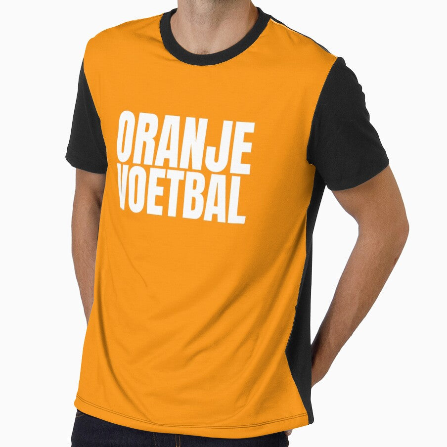 ORANJE VOETBAL by mooskdesign Unisex , , , Long Sleeve Tee