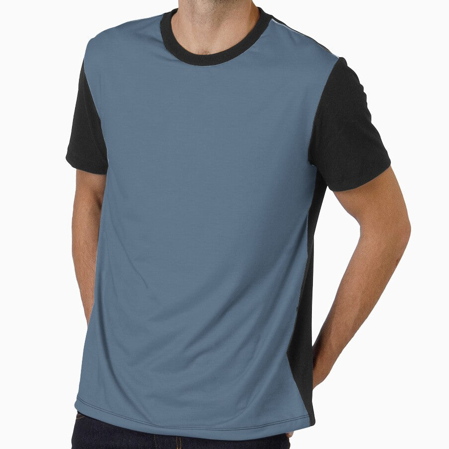 “Dark Cornflower Blue” | Plain Colour Range by LiseHoltArt Unisex , , , Long Sleeve Tee