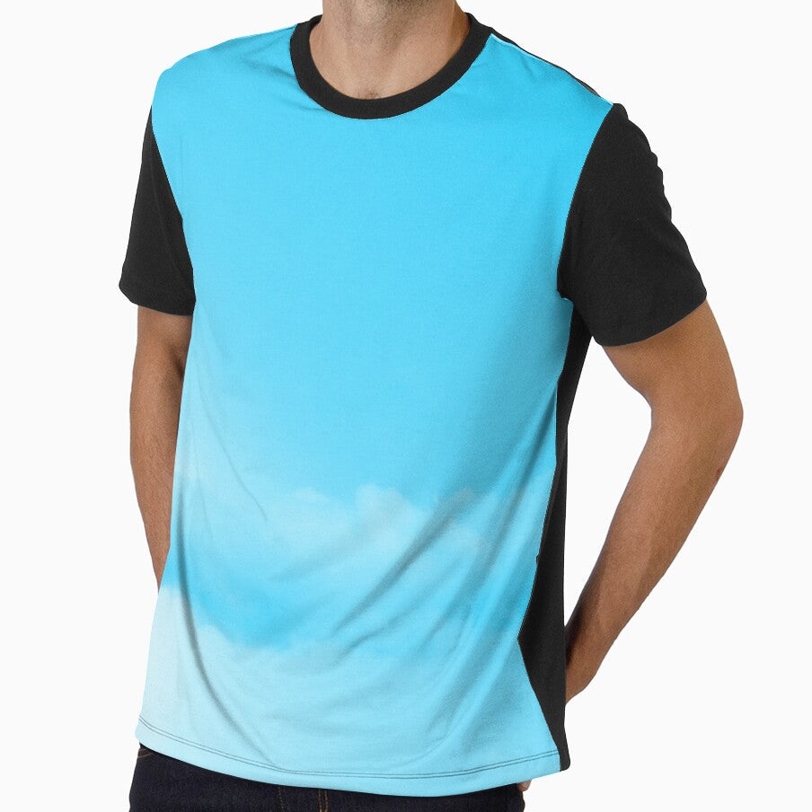 Blue Cotton Candy Clouds by Moonshine Paradise Unisex , , , Long Sleeve Tee