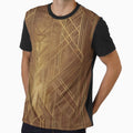 Brushed Golden Geometric Lines by decoluxe