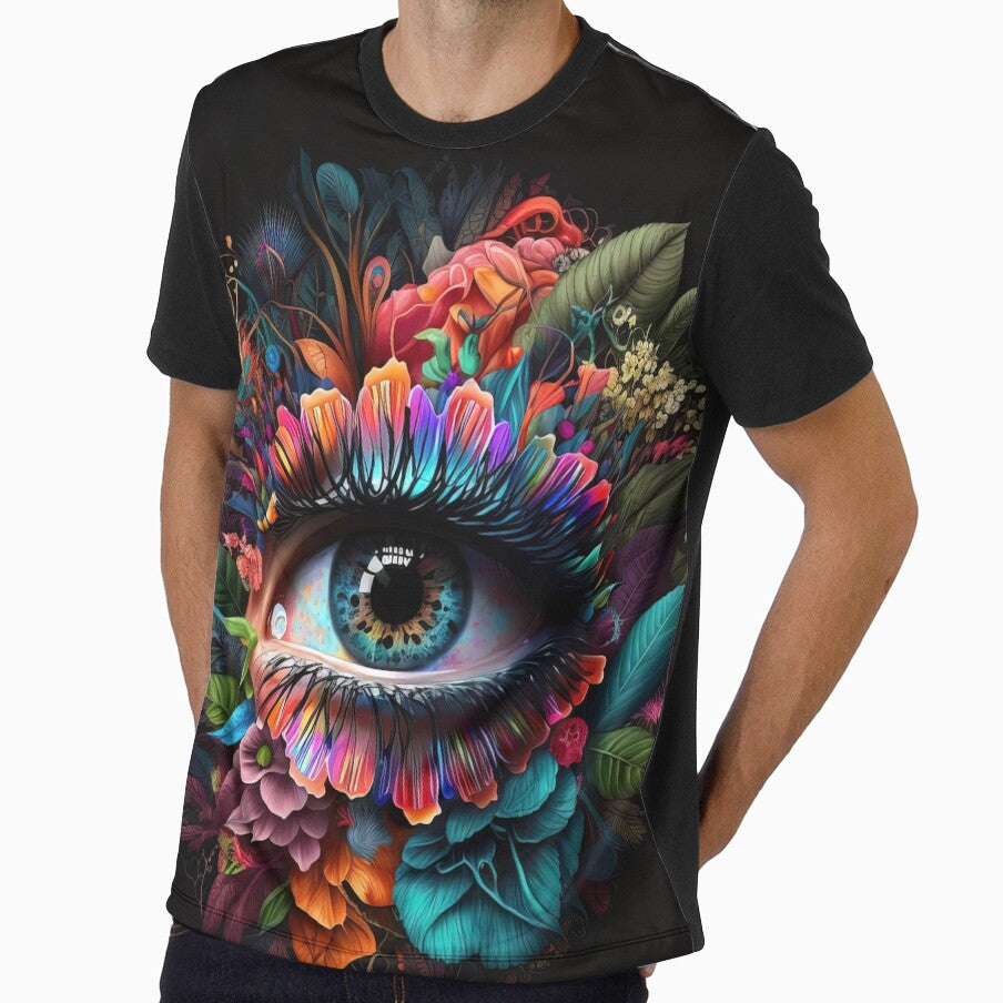 Floral and psychedelic eye that sees the future - 02. by br3wow