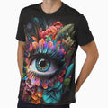 Floral and psychedelic eye that sees the future - 02. by br3wow