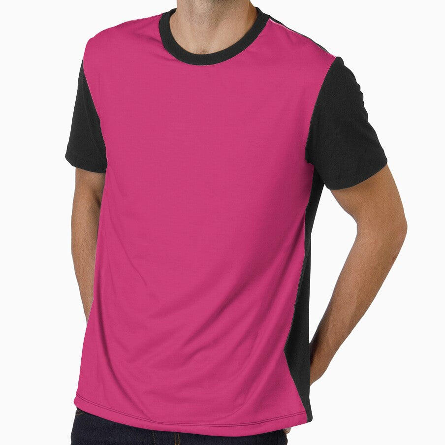 “Bold Pink” | Plain Colour Range by LiseHoltArt Unisex , , , Long Sleeve Tee