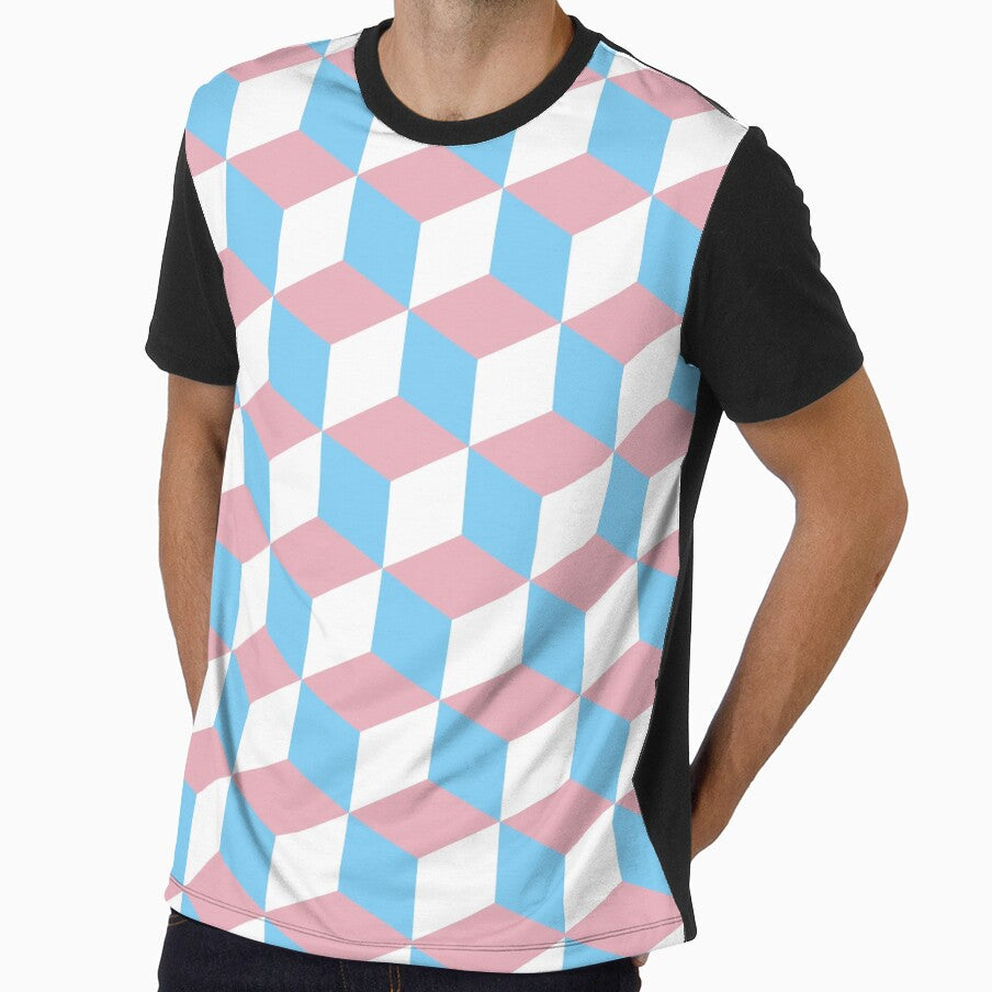 Transgender Cubes by Ro Smith Unisex , , , Long Sleeve Tee