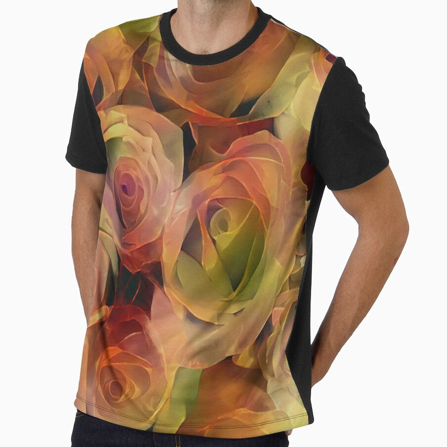 Flower Fantasy - Roses by Klara Acel Unisex , , , Long Sleeve Tee