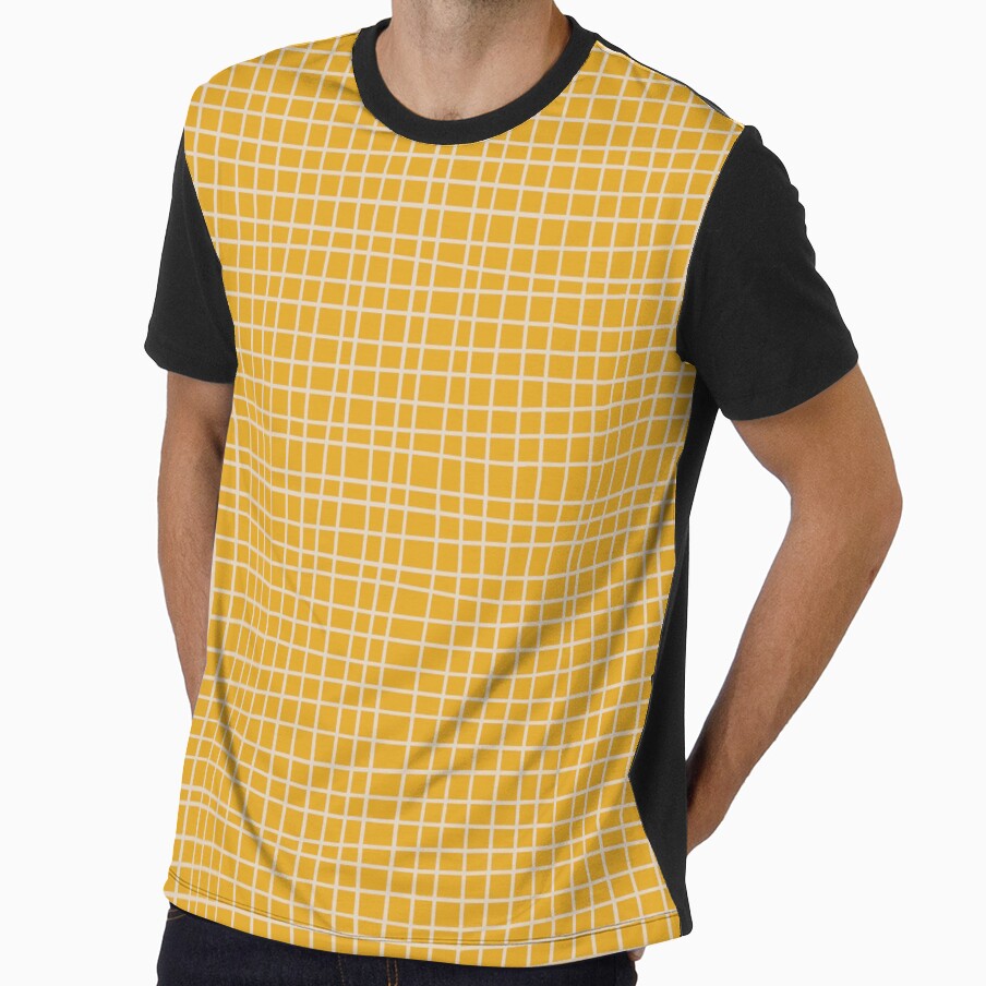Sunshine Yellow Grid Pattern by DirtyAngelFace Shop