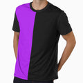 Black and purple by yayor Unisex , , , Long Sleeve Tee