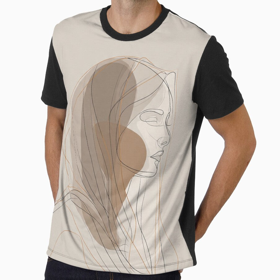 Elegant Village Beauty - Neutral Boho Minimalist Art by OpenDreamArts