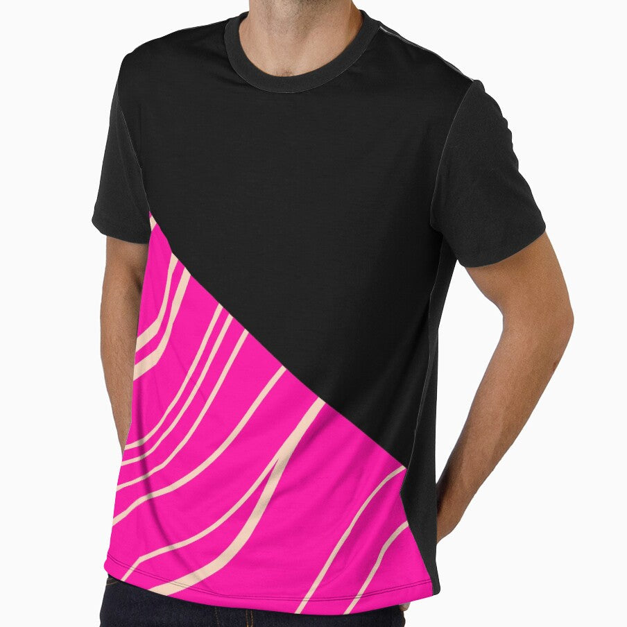 Pink details on black. by MPDesign84 Unisex , , , Long Sleeve Tee