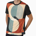 Mid Century Abstract Retro Geometric Art by CognitiveShift