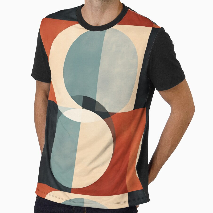 Mid Century Abstract Retro Geometric Art by CognitiveShift