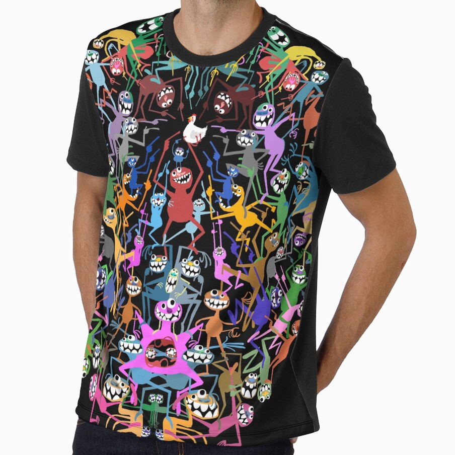 A Stack of Guys and the Holy Chicken by ElliotCowan Unisex , , , Long Sleeve Tee