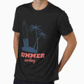 summer surfing design style shirt by shardana13