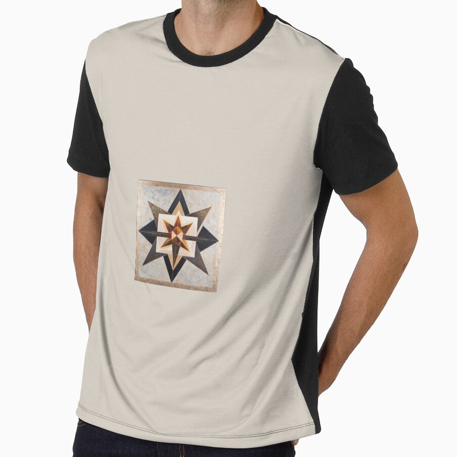 Sacred Geometric Star Mandala - Earth Tones Merkaba by Yogabyadeola