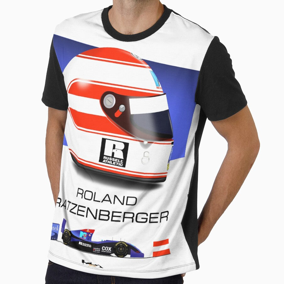 Roland Ratzenberger - Simtek S941 - Helmet and Car by JageOwen Unisex , , , Long Sleeve Tee