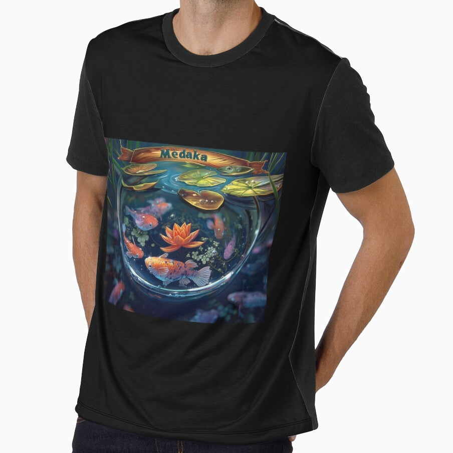 Medaka in a bowl by KeriVeryfine Unisex , , , Long Sleeve Tee