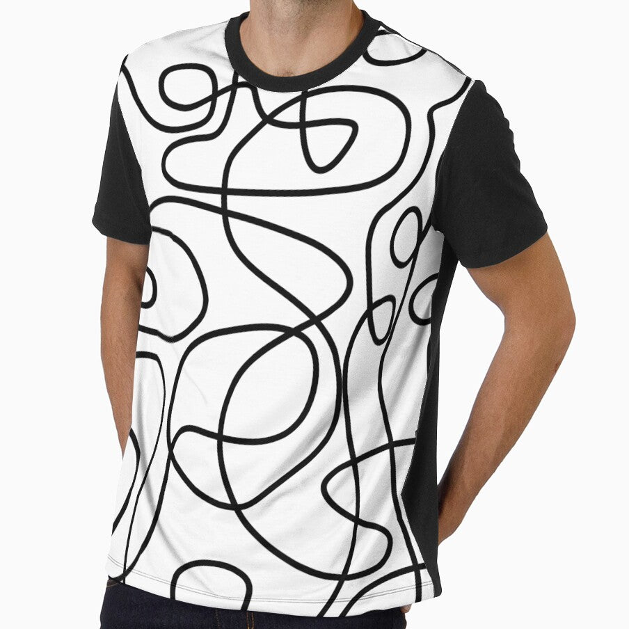 Doodle Line Art Pattern | Black on White by itsjensworld