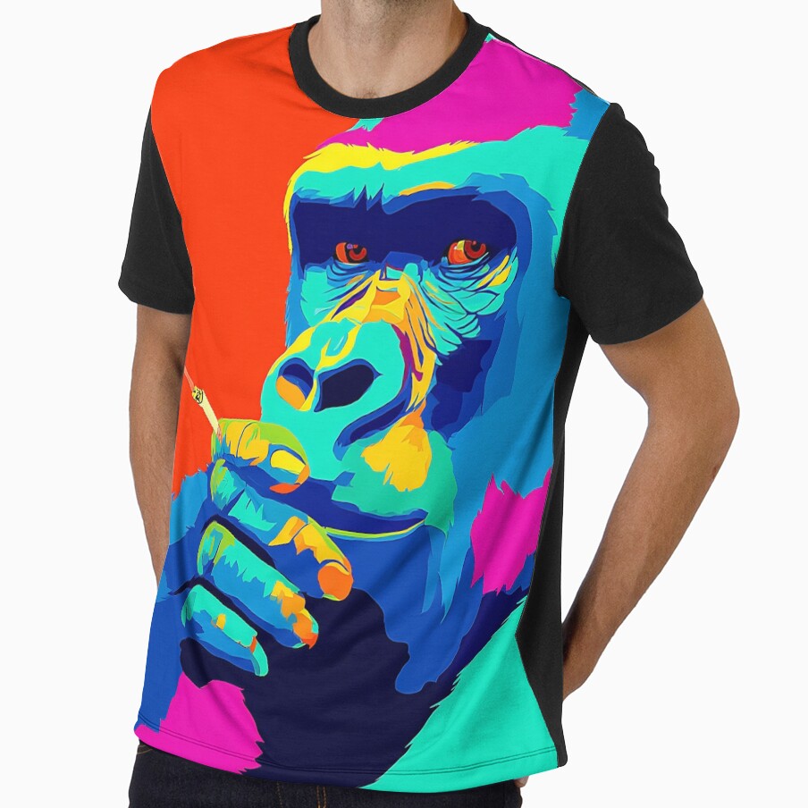 Pop Art Gorilla by KJNihonDesigner