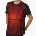 Wired Red Glow by Jeremy Crotty Unisex , , , Long Sleeve Tee