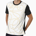 Doodle Line Art Pattern | Soft Neutral Yellow on White by itsjensworld