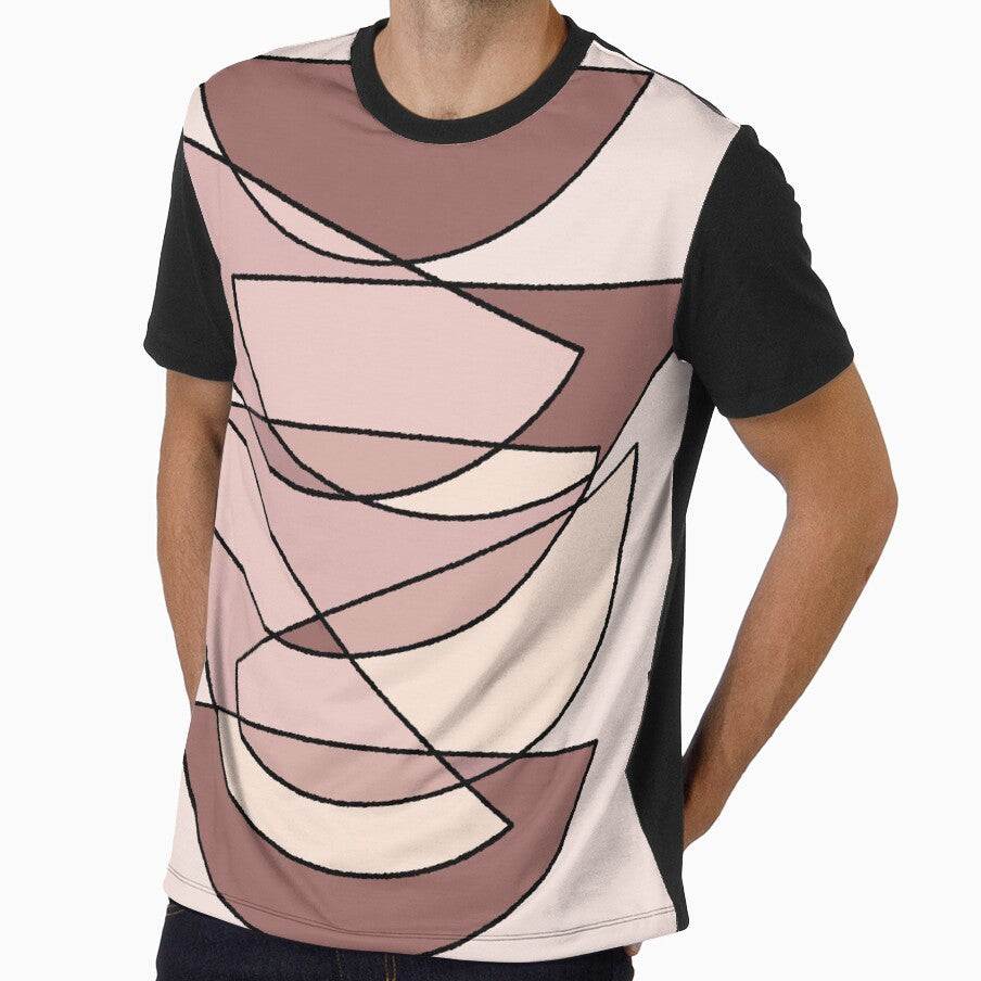 Abstract Geometric Earthy Neutral tones shapes by trajeado14