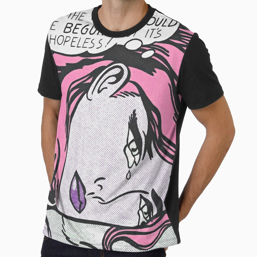 Roy Lichtenstein "hopeless" - the pastel goth edits by TrezeTreze Unisex , , , Long Sleeve Tee