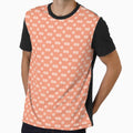 Peachy Pink Cheeky Dotty Spot Pattern by Stephanie J Lewis Unisex , , , Long Sleeve Tee