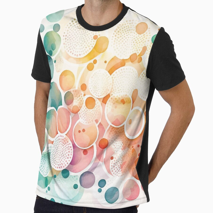 An Abstract Watercolor Painting of Pastel Circles - Boho Chic Patterns by GVRDesign