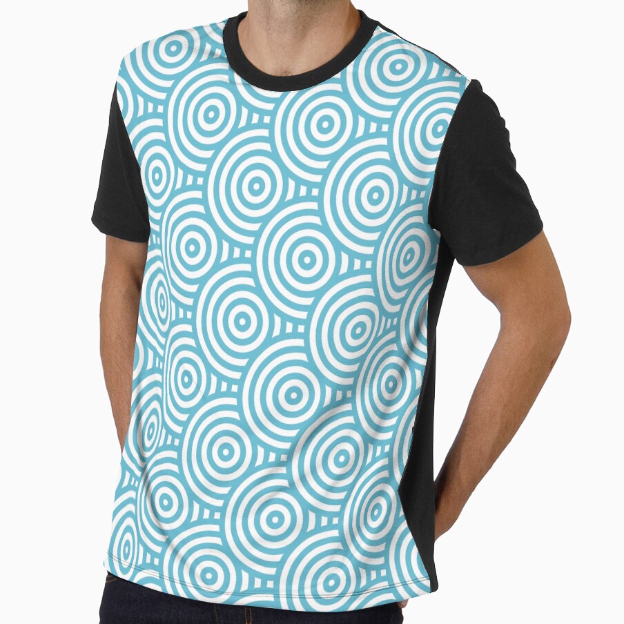 Abstract Blue Ocean waves. by TashaVector