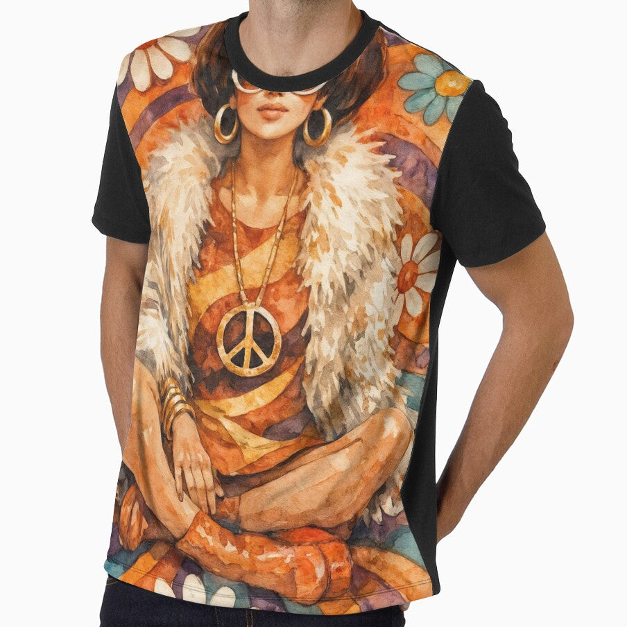 Psychedelic Peace: Retro Hippie Vibes by ForeverPrintsOK