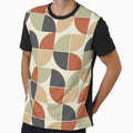Copy of Mid Century Minimalist Abstract Shapes in Neutral Earth Tones by Yasminepatterns